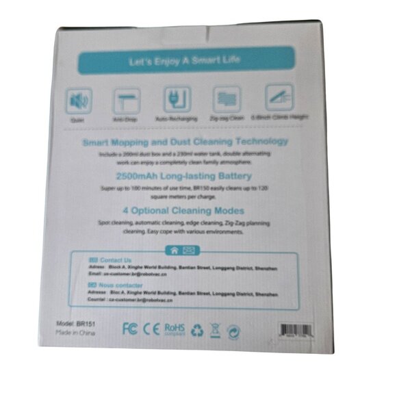 Smart Robotic Vacuum Cleaner - Black “Roomba” - Picture 11 of 13